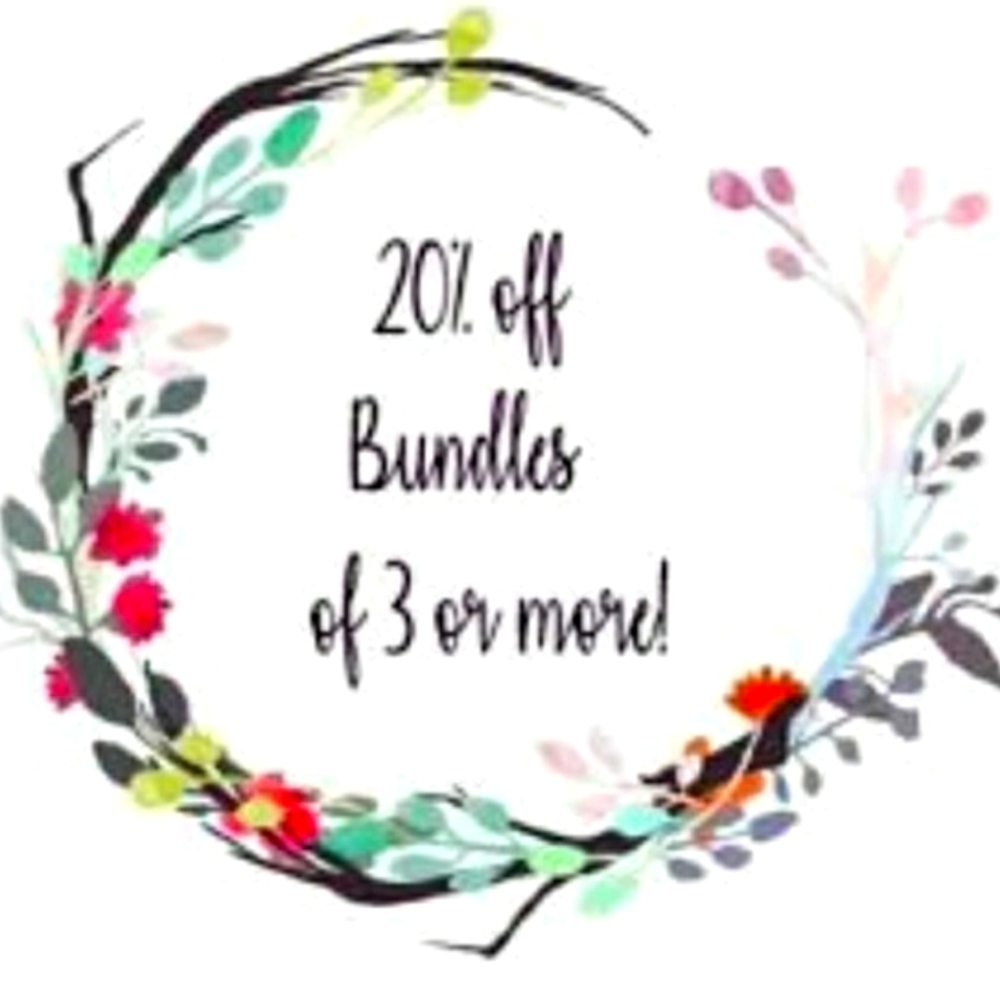 20% off bundles 3 or more items